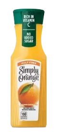 Burger King Simply Orange Juice Price, Nutrition and Allergen Simply Orange Juice
