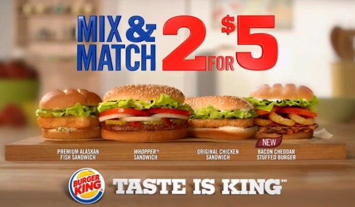 Burger King Menu Prices 2 for $5 Burger King Menu Prices 2 for $5