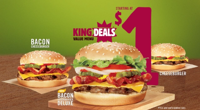 Burger King Value Menu Burger King Value Menu