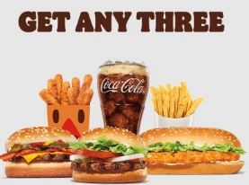 Burger King Trio Price, Nutrition and Allergen Trio