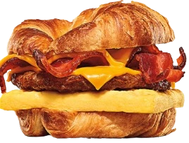 Bacon, Sausage, Egg, & Cheese Croissan'wich