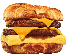 Double Sausage, Egg, & Cheese Croissan'wich